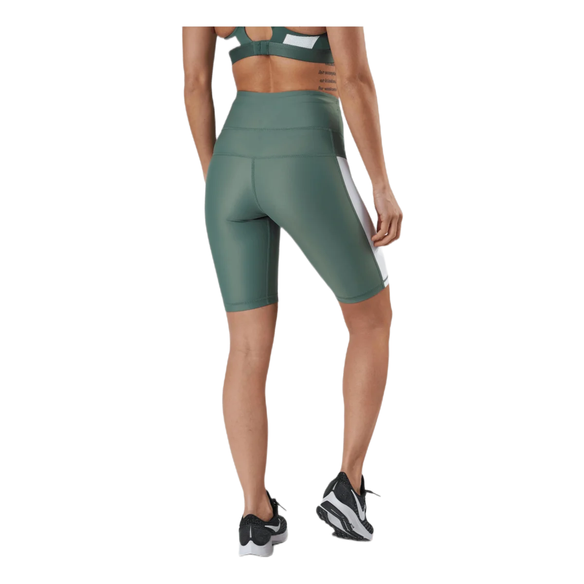 Stripe Bike Shorts Green - Image 4