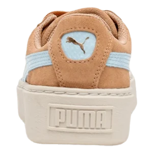 Suede Platform Jr Gold