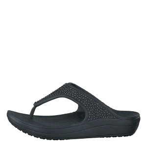 Crocs Sloane Embellished Flip Black/Black