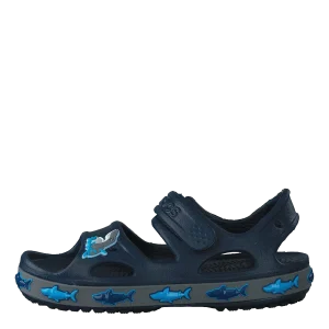 Crocs Fl Shark Band Sandal B Navy
