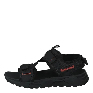 Ripcord 2 Strap Sandal Black Webbing
