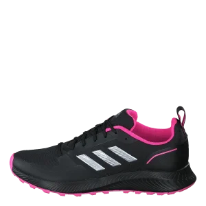 Run Falcon 2.0 TR Shoes Core Black / Silver Metallic / Screaming Pink