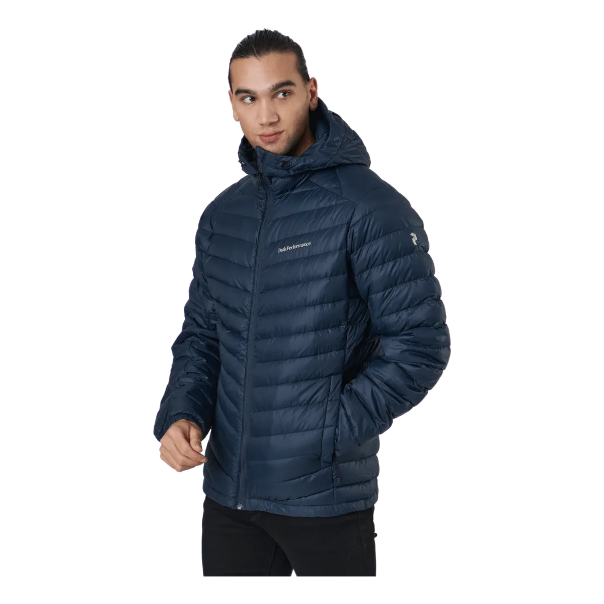 M Frost Down Hood Jacket Blue Shadow - Image 3