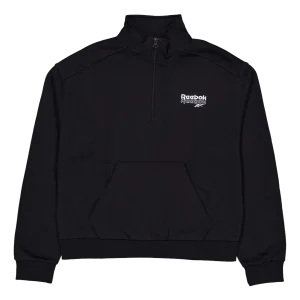Rie 1/4 Zip Black