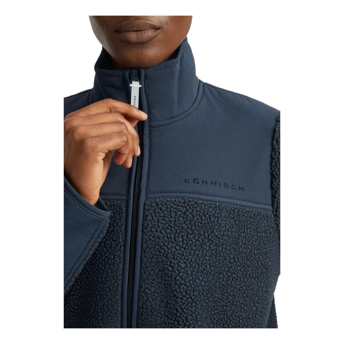Phoebe Pile Jacket Space Navy - Image 4