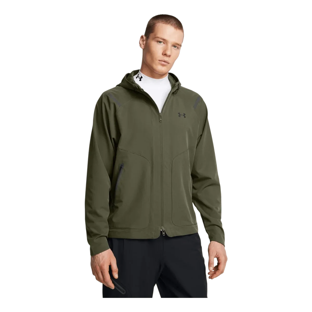 Ua Unstoppable Jacket Lc Marine Od Green - Image 2