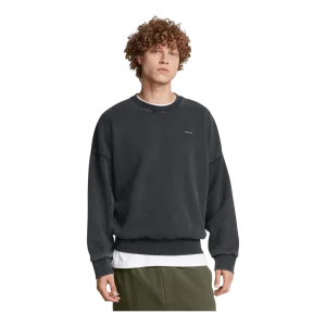 Ua Icon Hwt Flc Wash Os Crew Black