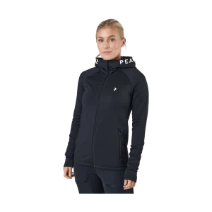 W Rider Essentials Zip Hood Black/black