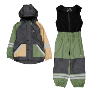 Fagerhult Rain Set, Fleece Anth/green
