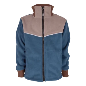 Stormy Jacket, Windfleece Grey/dark Blue