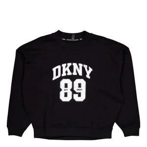 Rhstn Lg Crew Nk Po Black/eggnog