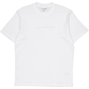 Embroidered Cotton T-shirt White 001