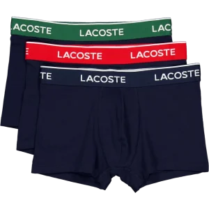 3-pack Stretch Cotton Trunks Navy Blue/green-red-navy Blue