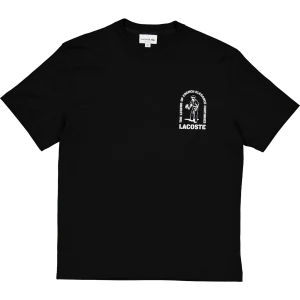 Printed Cotton T-shirt Black