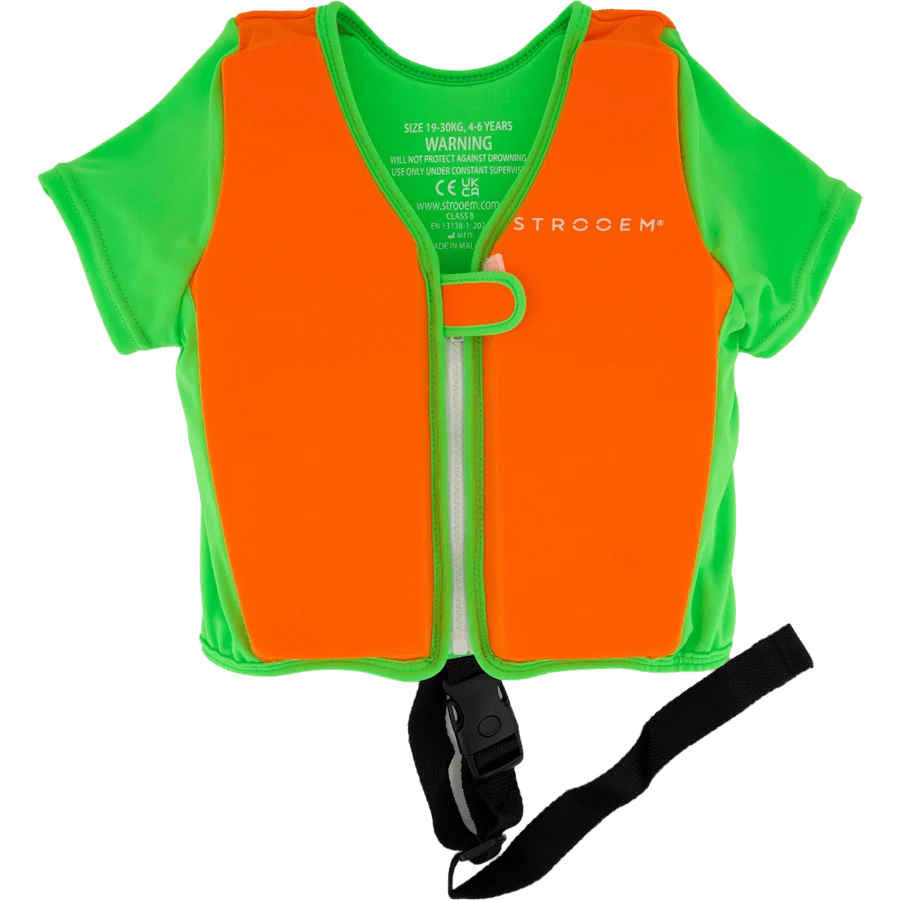 Swim Vest Orange/Lime