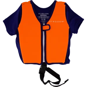 Swim Vest Orange/Navy