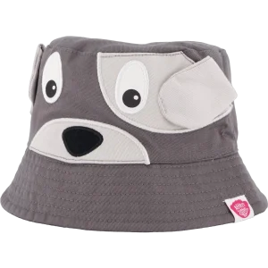 Bucket Hat Dog Grey Small