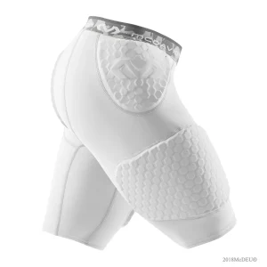 Hex Shorts Wrap Around Thigh White