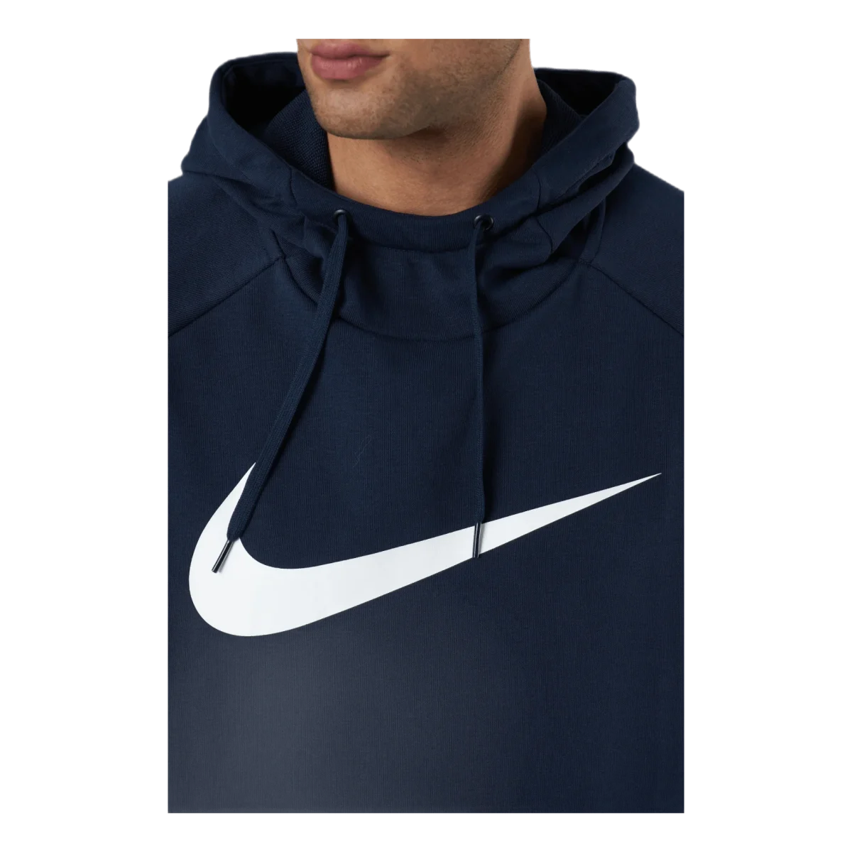 Dri-FIT Men's Pullover Training Hoodie OBSIDIAN/WHITE - Image 5